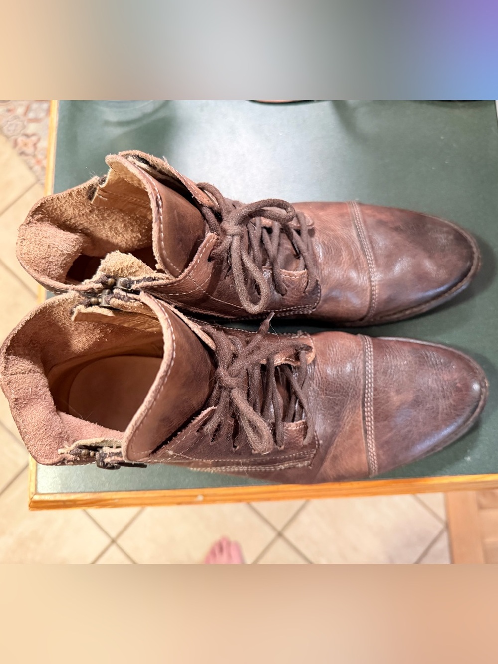 Bed Stu Bonnie Brown Leather Boots